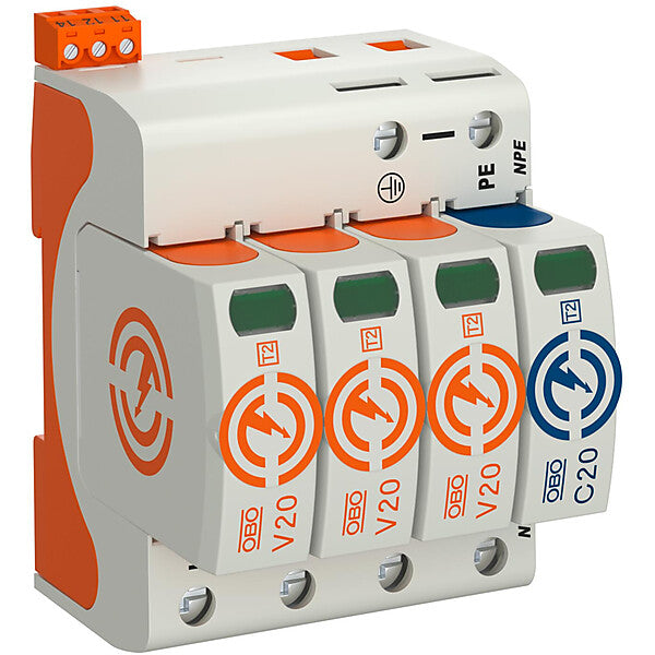 OBO CombiController V20 dreipolig mit NPE+FS V20-3+NPE+FS-280